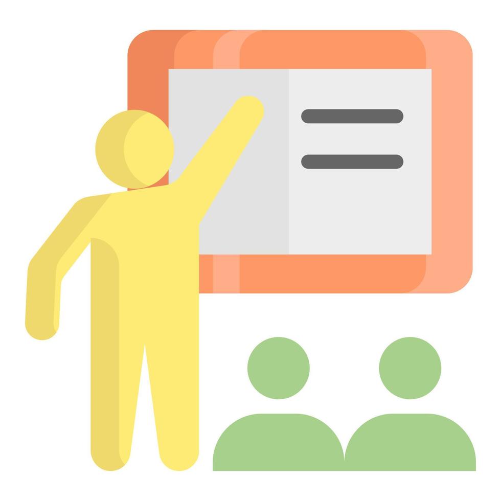 lecture vector flat icon, school and education icon