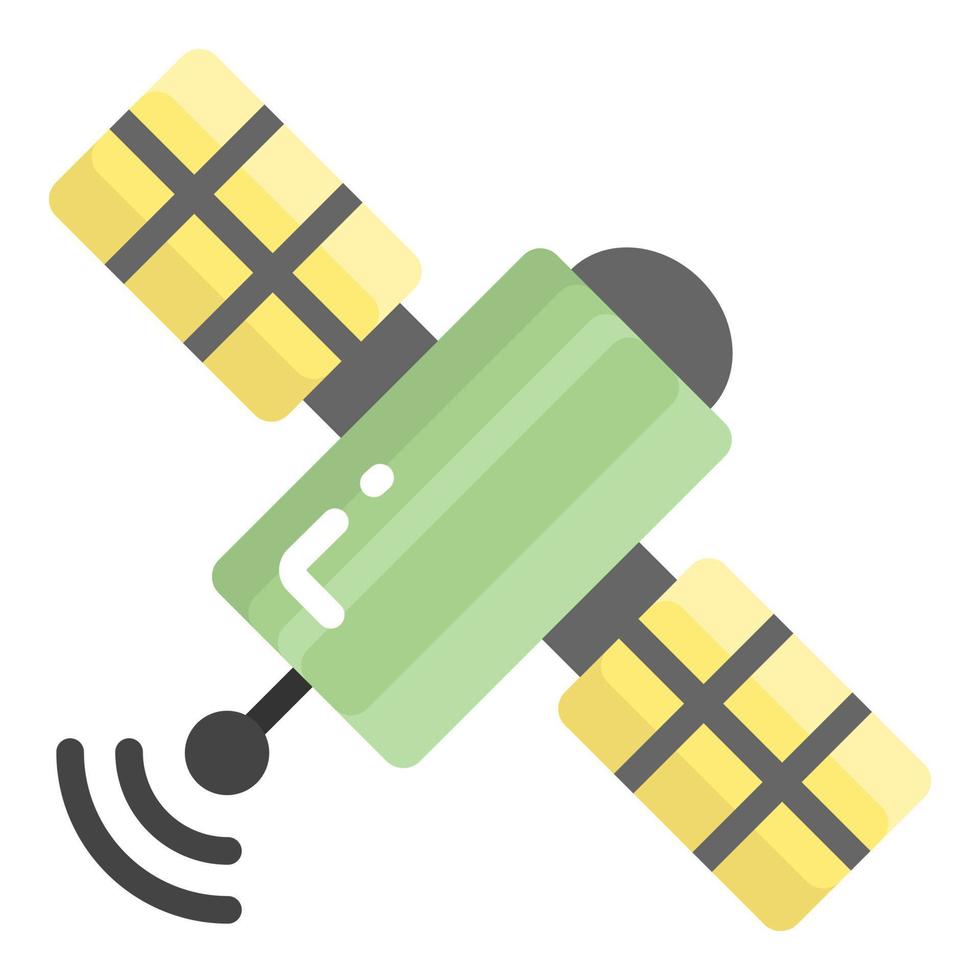 satellite vector flat icon, school and education icon