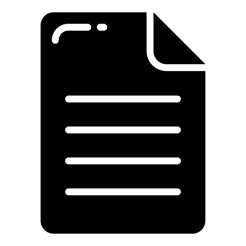 document vector icon, school and education icon