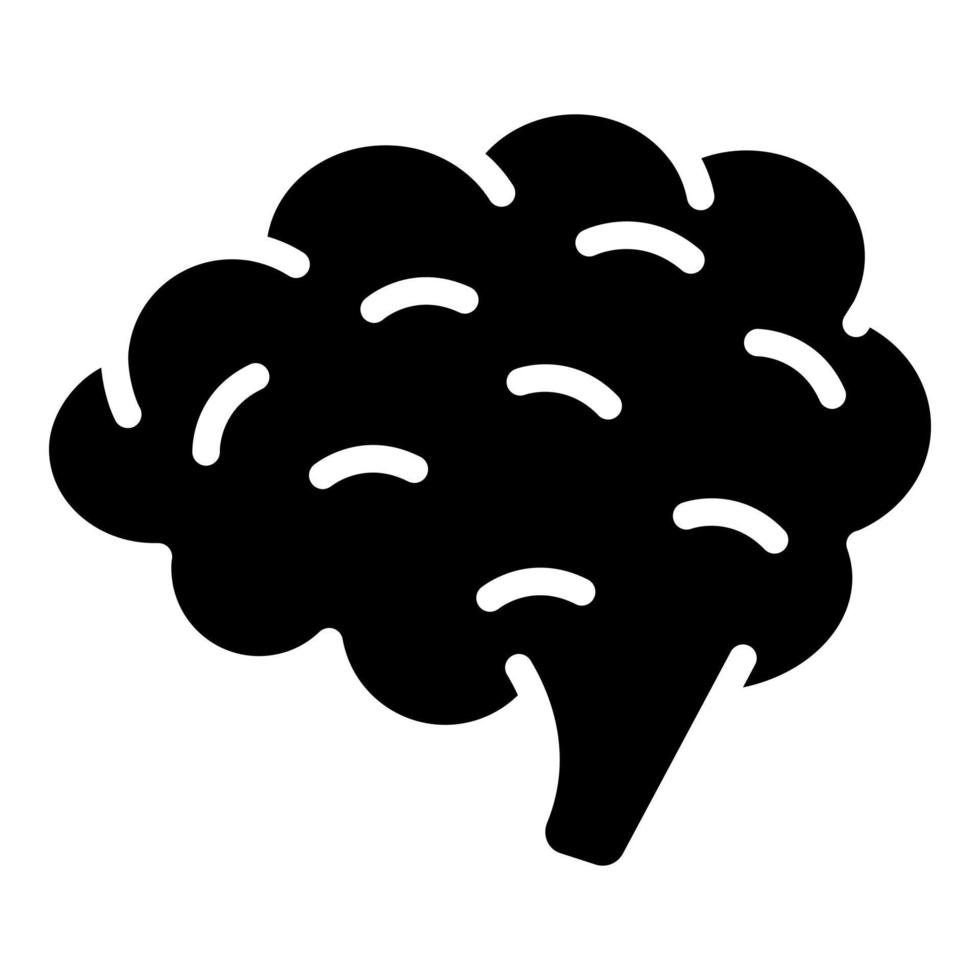 brain vector icon, school and education icon