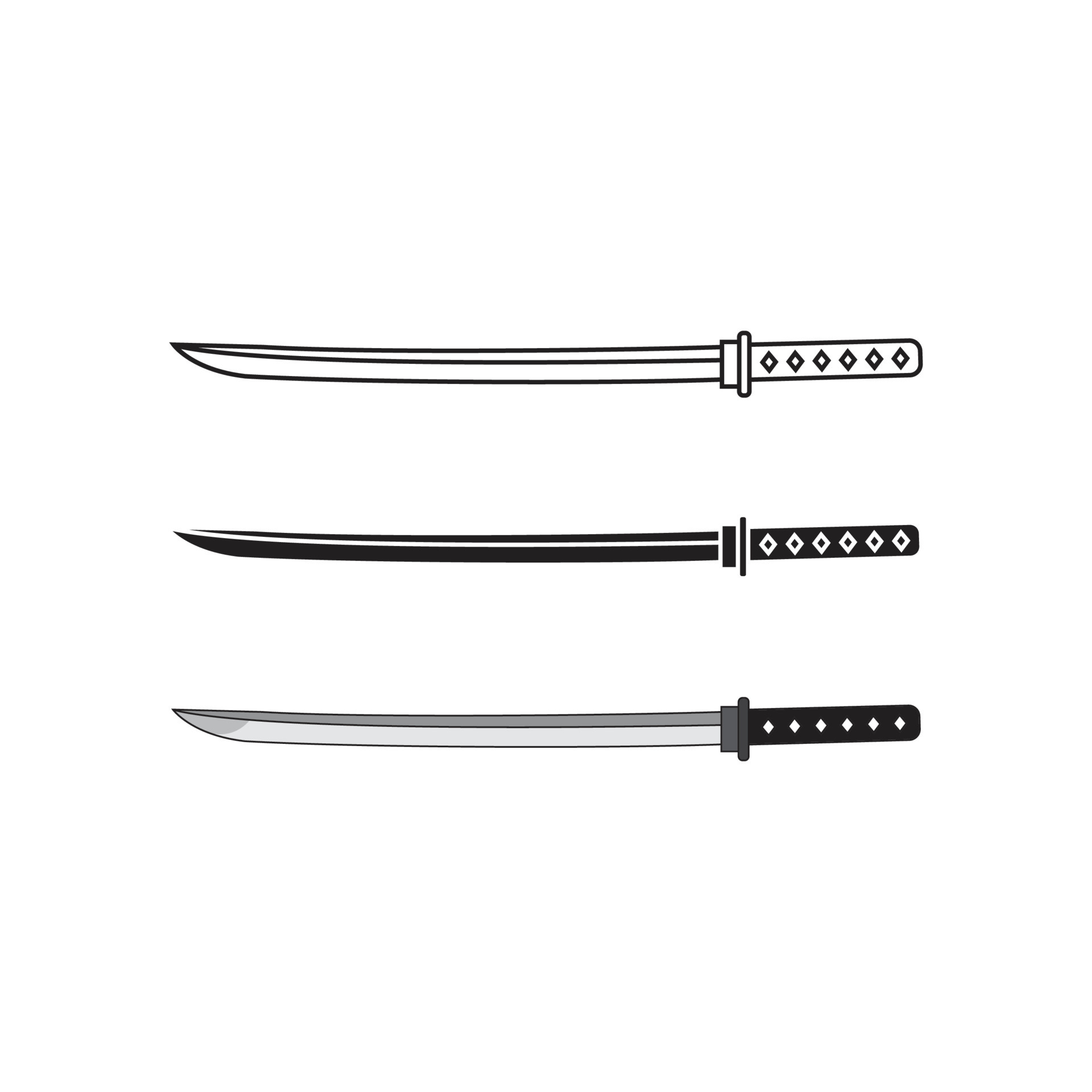 Katana, samurai sword. Vector icon template 7381701 Vector Art at Vecteezy Katana, samurai sword. Vector icon template 7381701 Vector Art at Vecteezy