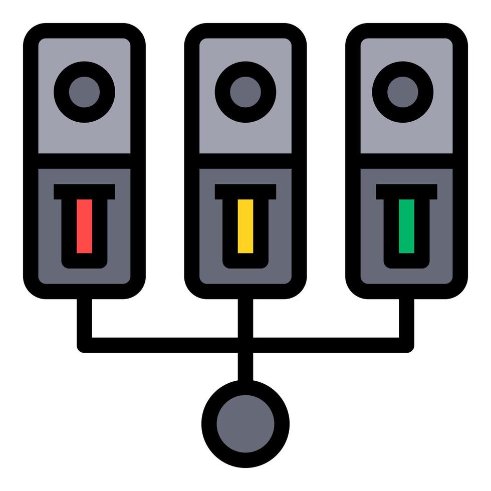 server hosting database data center external storage vector