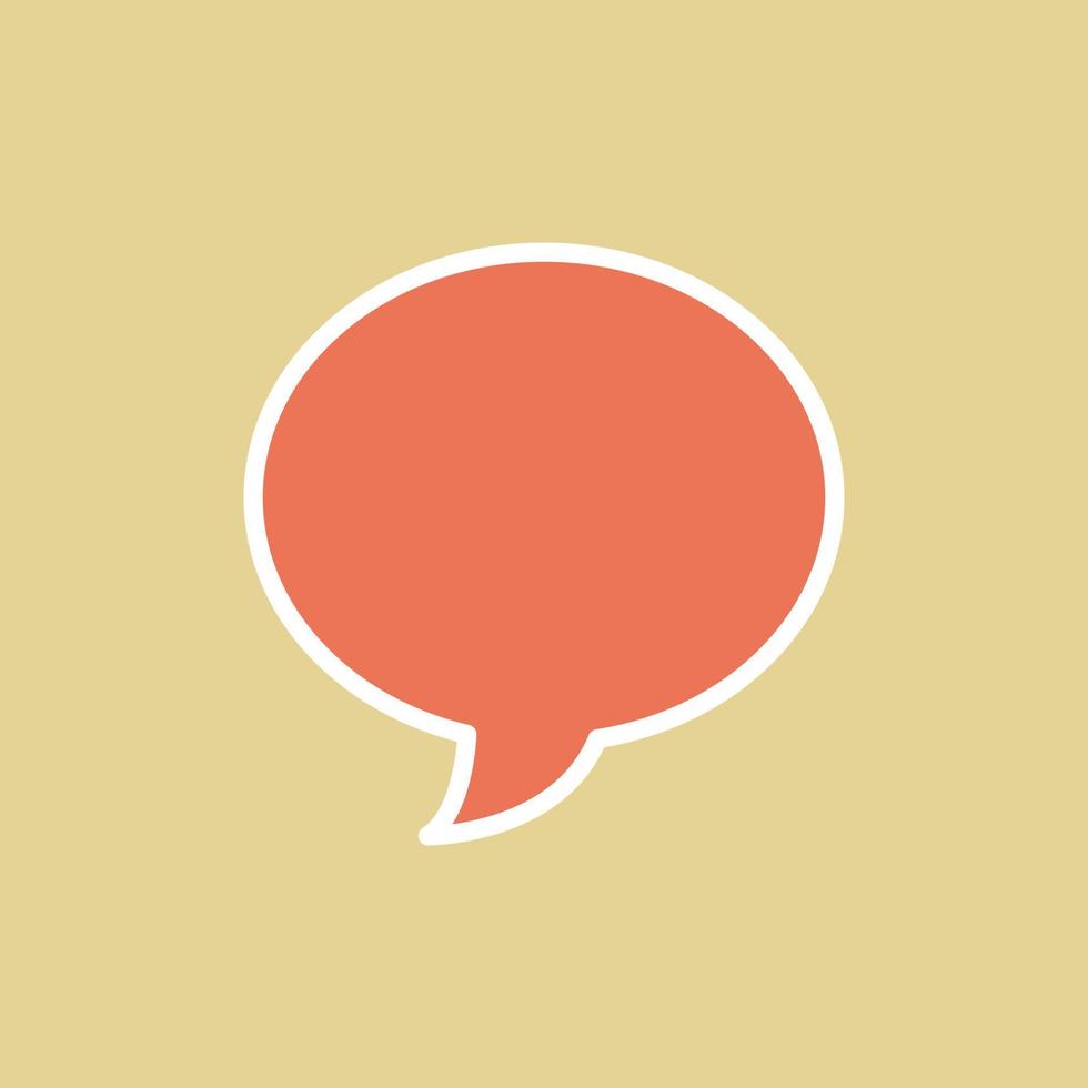 colorful speech bubble vector