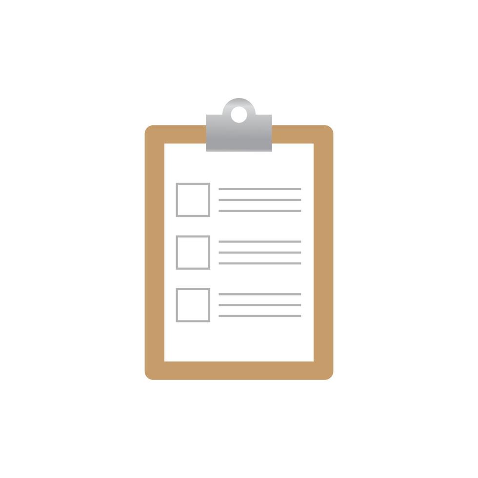 clipboard with checklist icon. to do list symbol. vector illustration