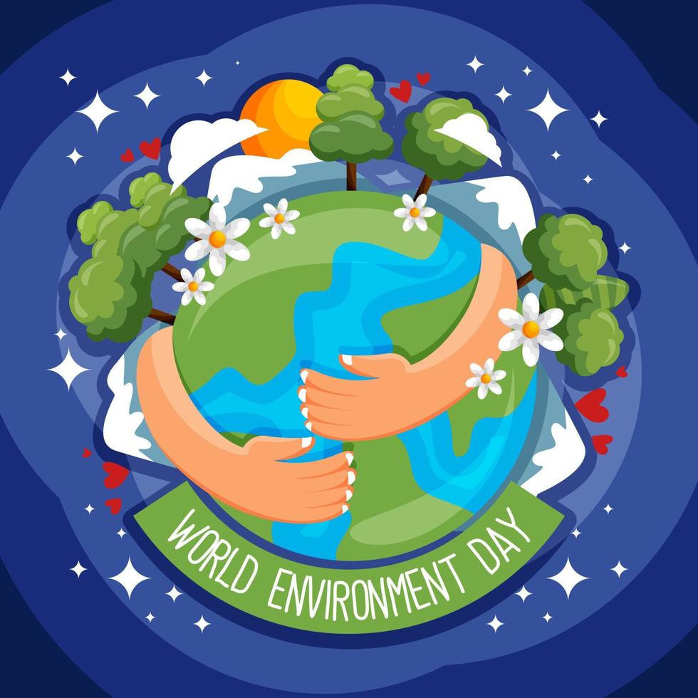 World Environment Day Concept vector