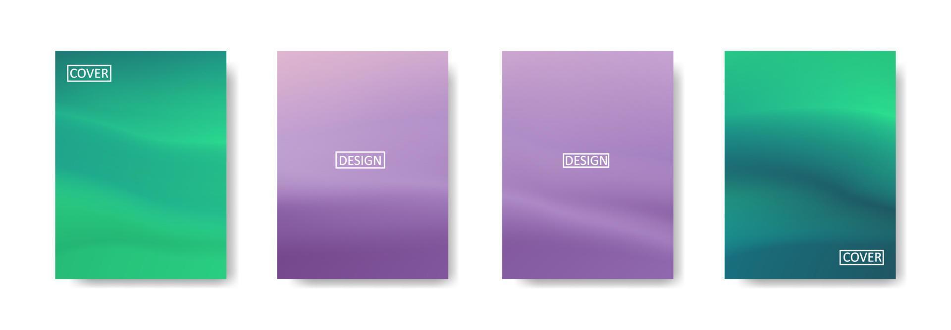 Set of abstract background with beautiful gradation color, colorful background for poster flyer banner backdrop.vertical banner.cool fluid background vector illustration