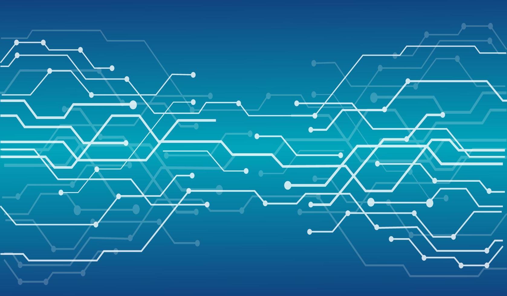 Concept technology background in blue tone vector