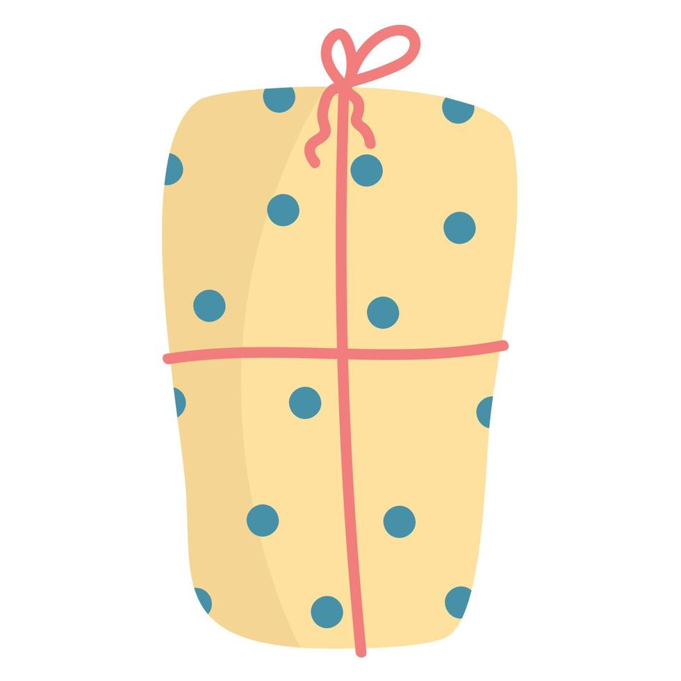 Gift Box Icon Flat Design. present, ellement party, birthday, celebrate. surprise vector