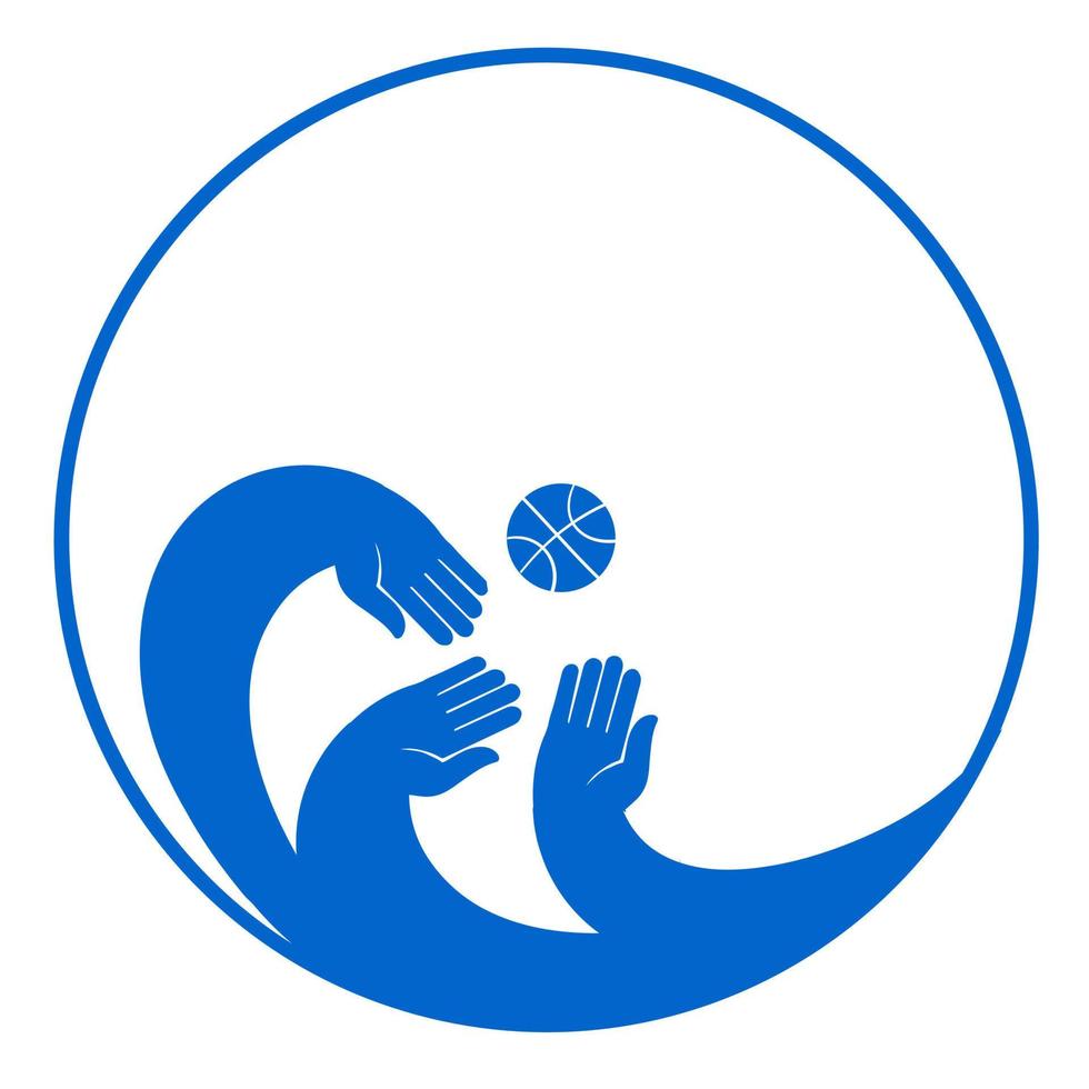 Circular concept of sports decal background. vector