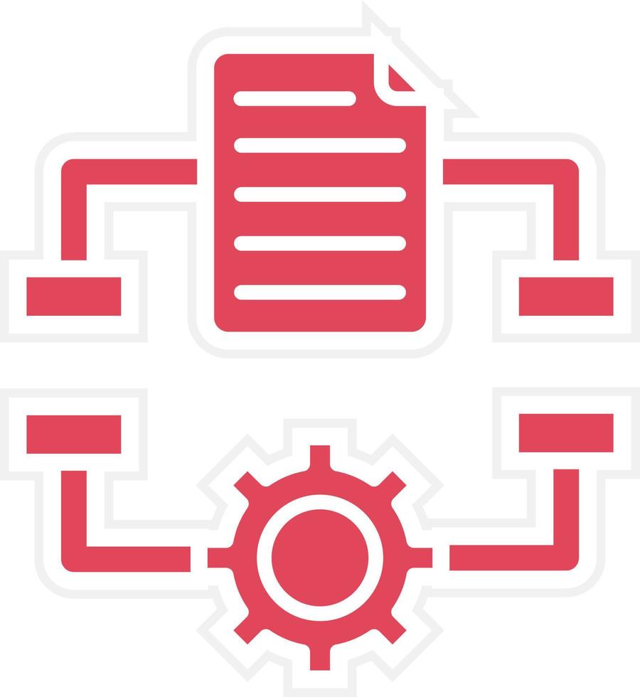 Algorithm Icon Style vector