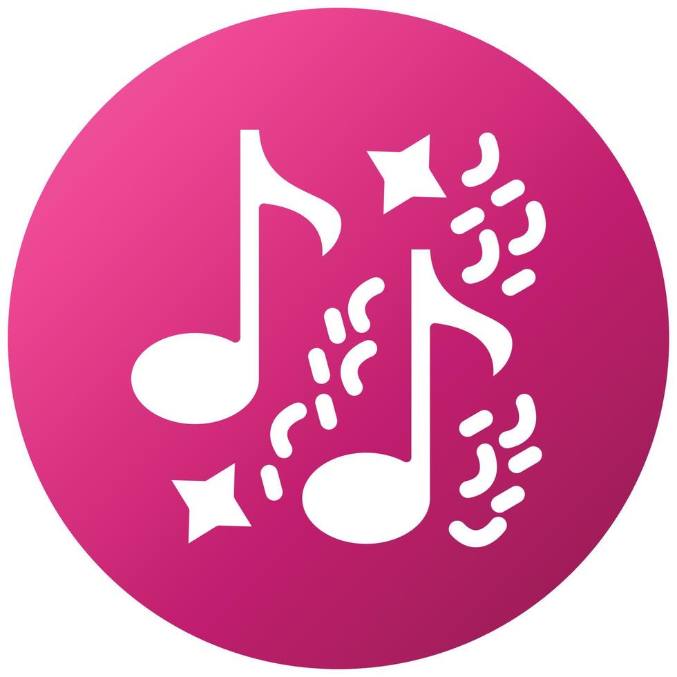 Musical Notes Icon Style vector