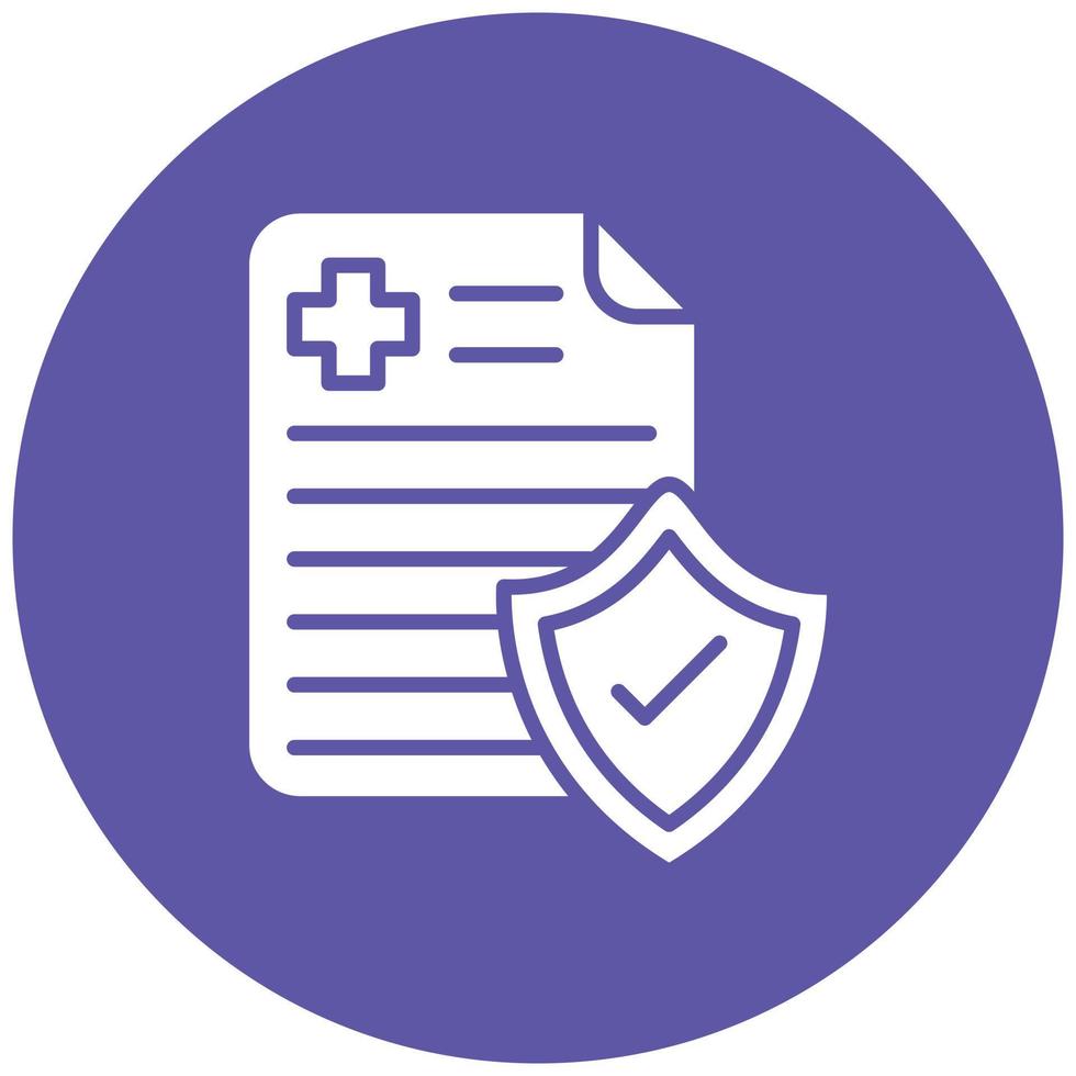 Health Insurance Icon Style vector