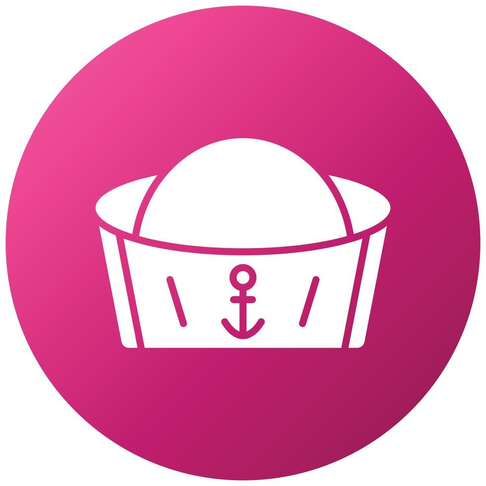 Sailor Hat Icon Style vector