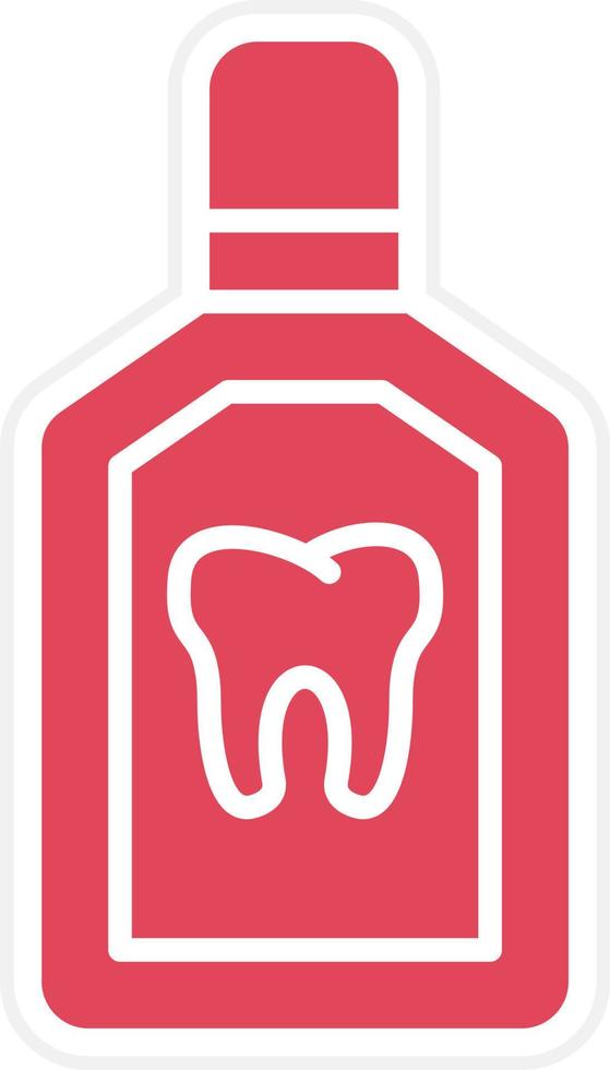 Mouthwash Icon Style vector