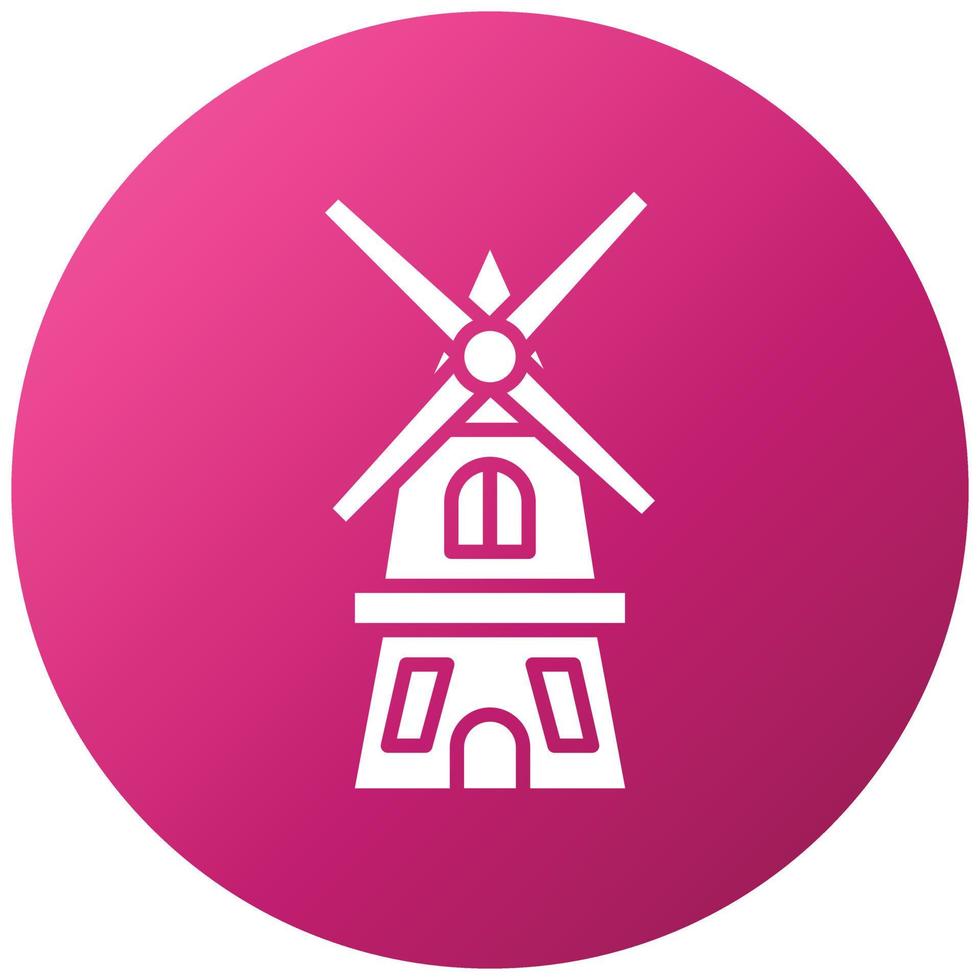 Windmill Icon Style vector