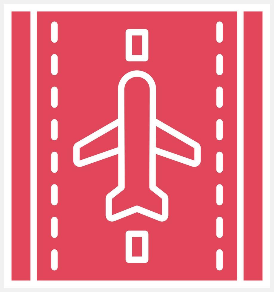 Runway Icon Style vector