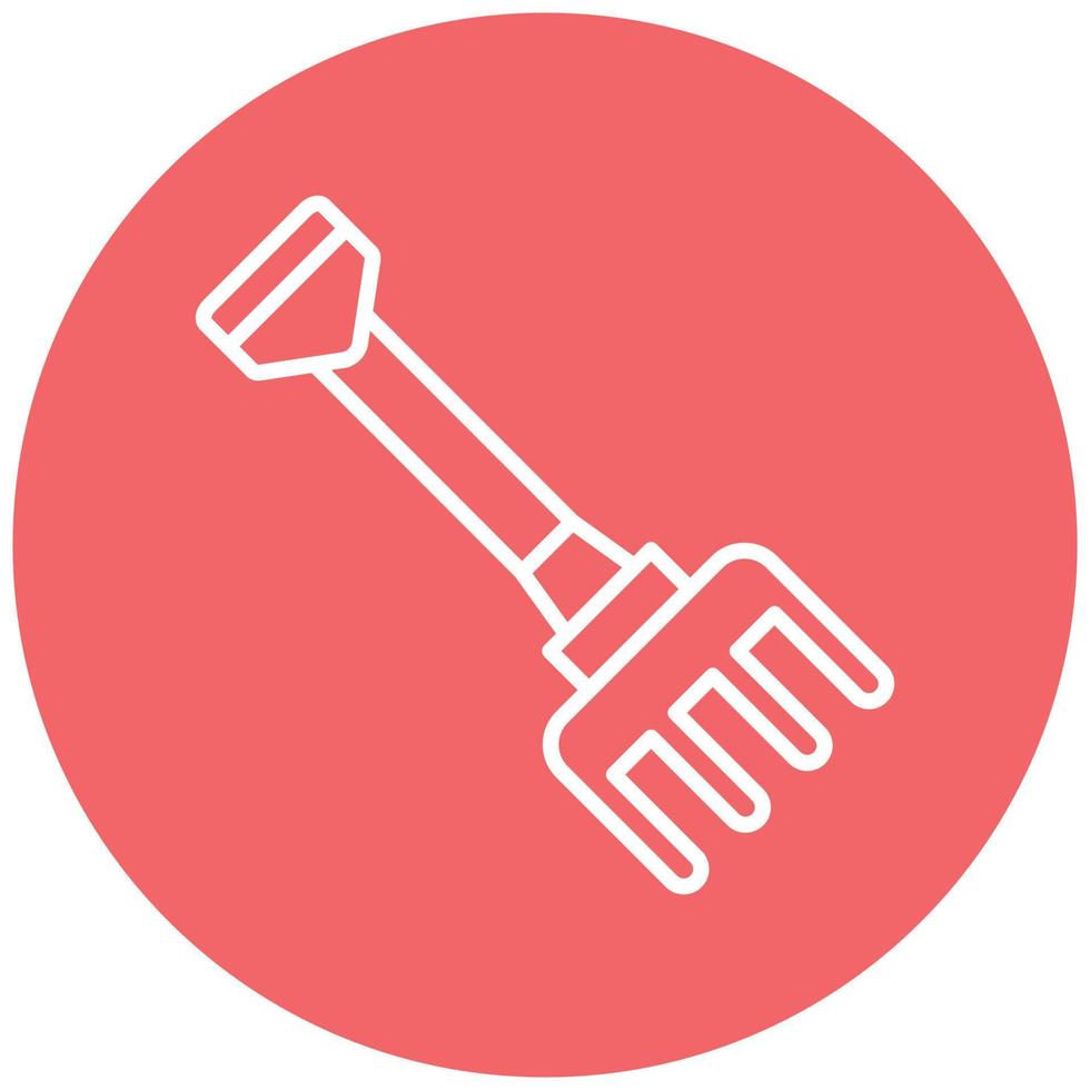 Rake Icon Style vector