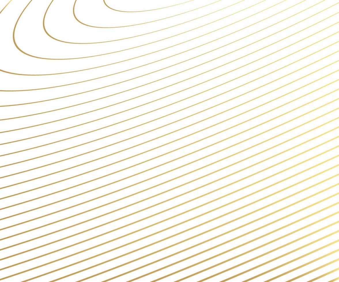 patrón de círculo de lujo dorado con líneas de ondas doradas. fondo abstracto, ilustración vectorial vector