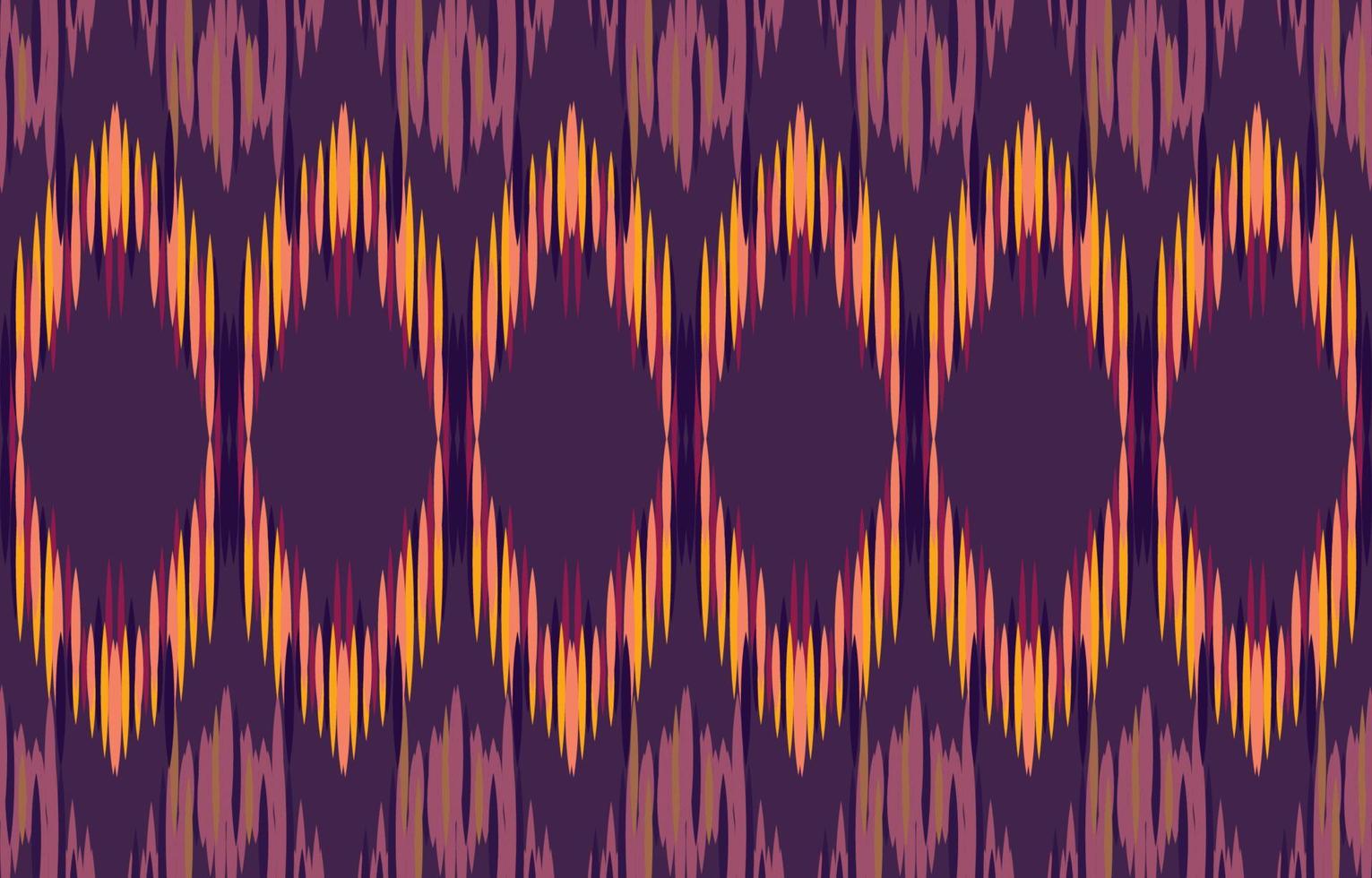 fabric ikat seamless pattern geometric ethnic traditional embroidery style.Design for background,carpet,mat,sarong,clothing,Vector illustration. vector