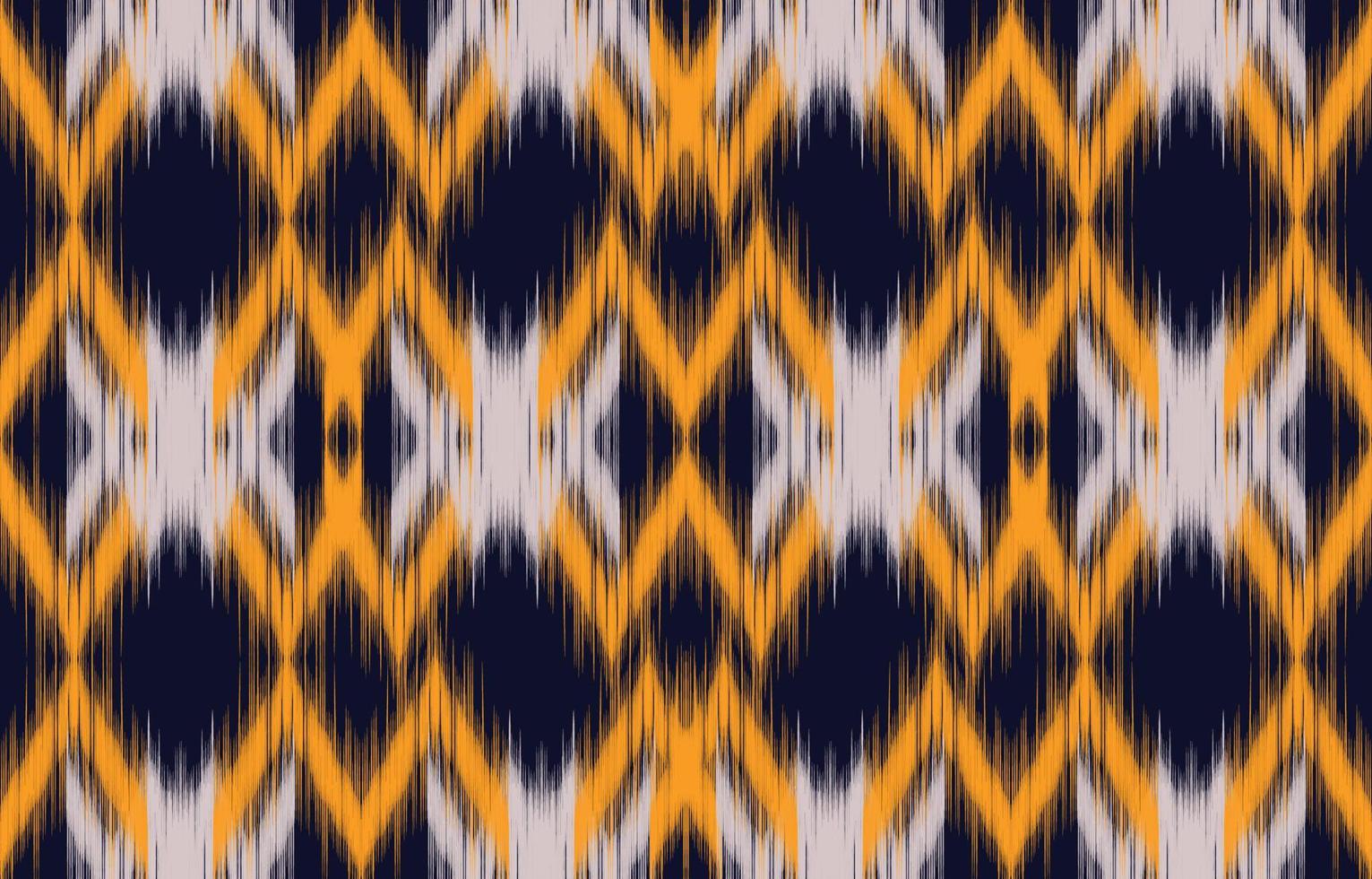 fabric ikat seamless pattern geometric ethnic traditional embroidery style.Design for background,carpet,mat,sarong,clothing,Vector illustration. vector