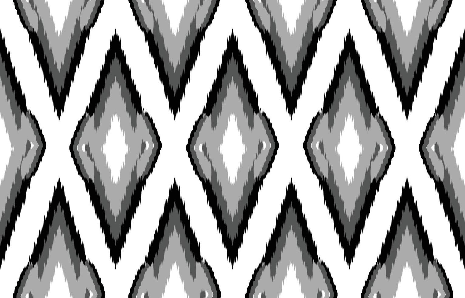 fabric ikat seamless pattern geometric ethnic traditional embroidery style.Design for background,carpet,mat,sarong,clothing,Vector illustration. vector