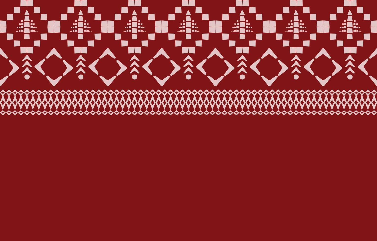 Seamless pattern, white and red sweater fabric pattern, Christmas and New Year winter fabric pattern, Santa Claus apparel knitting pattern. vector