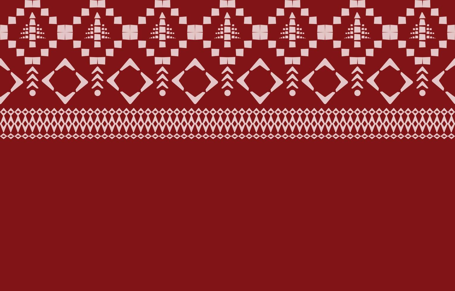 Seamless pattern, white and red sweater fabric pattern, Christmas and New Year winter fabric pattern, Santa Claus apparel knitting pattern. vector