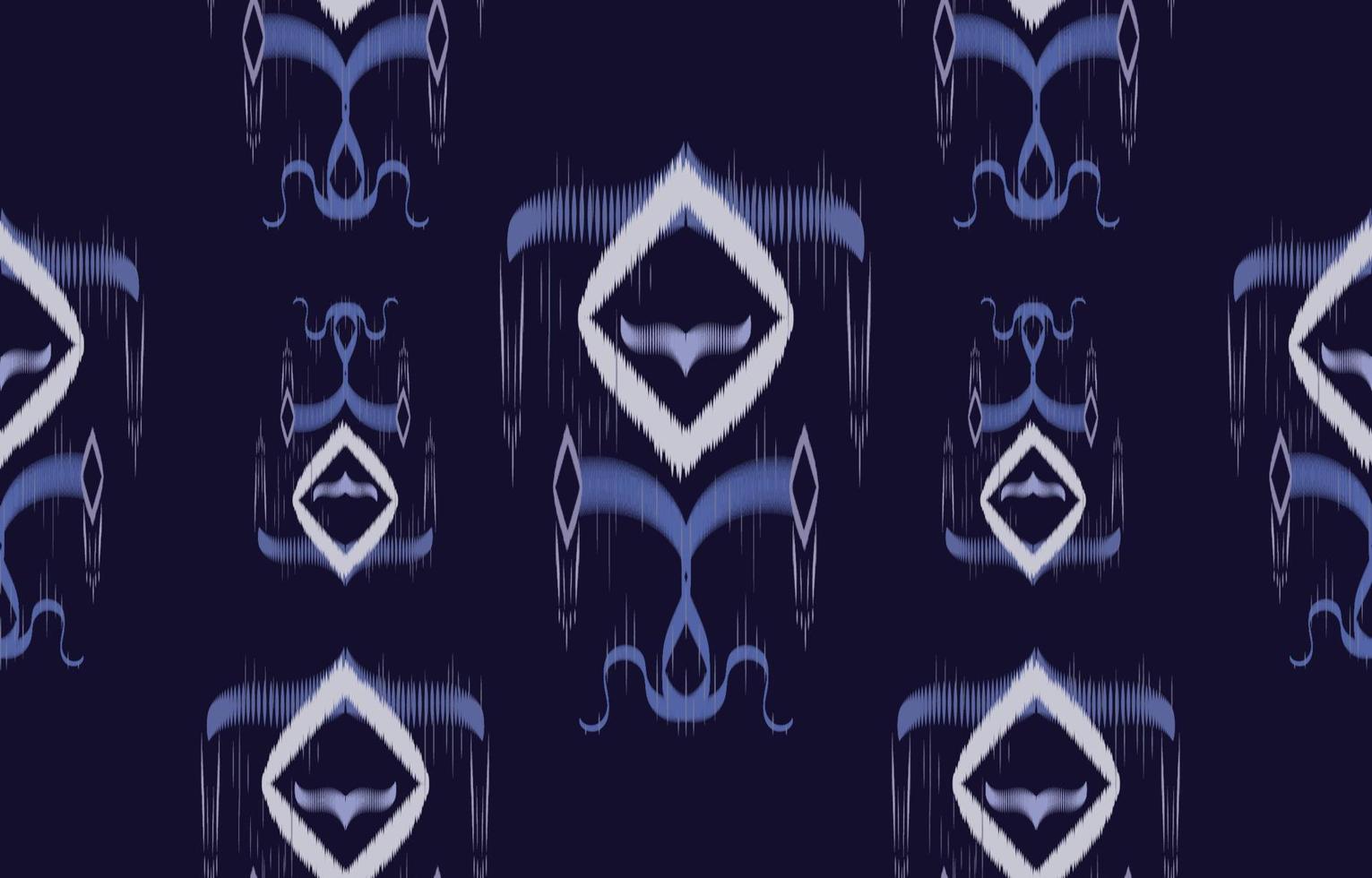 fabric ikat seamless pattern geometric ethnic traditional embroidery style.Design for background,carpet,mat,sarong,clothing,Vector illustration. vector