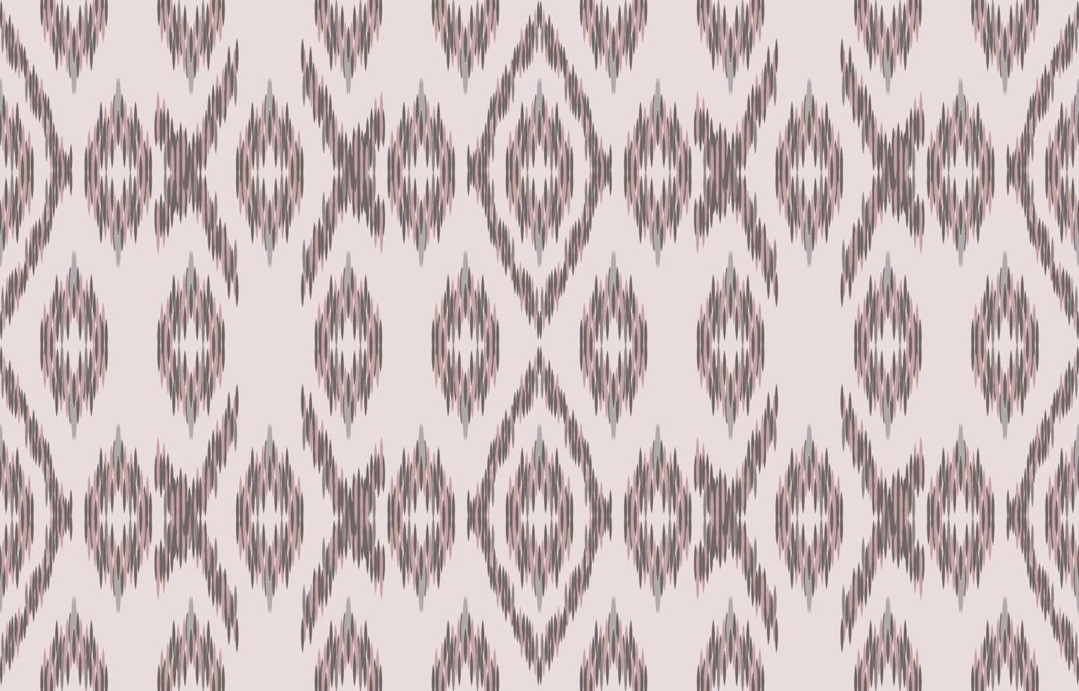 fabric ikat seamless pattern geometric ethnic traditional embroidery style.Design for background,carpet,mat,sarong,clothing,Vector illustration. vector