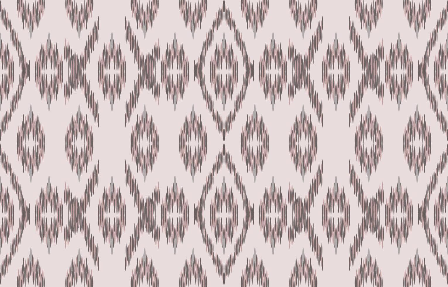 fabric ikat seamless pattern geometric ethnic traditional embroidery style.Design for background,carpet,mat,sarong,clothing,Vector illustration. vector