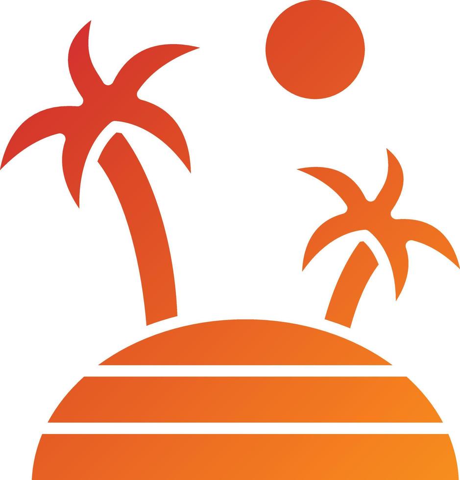 Island Icon Style vector