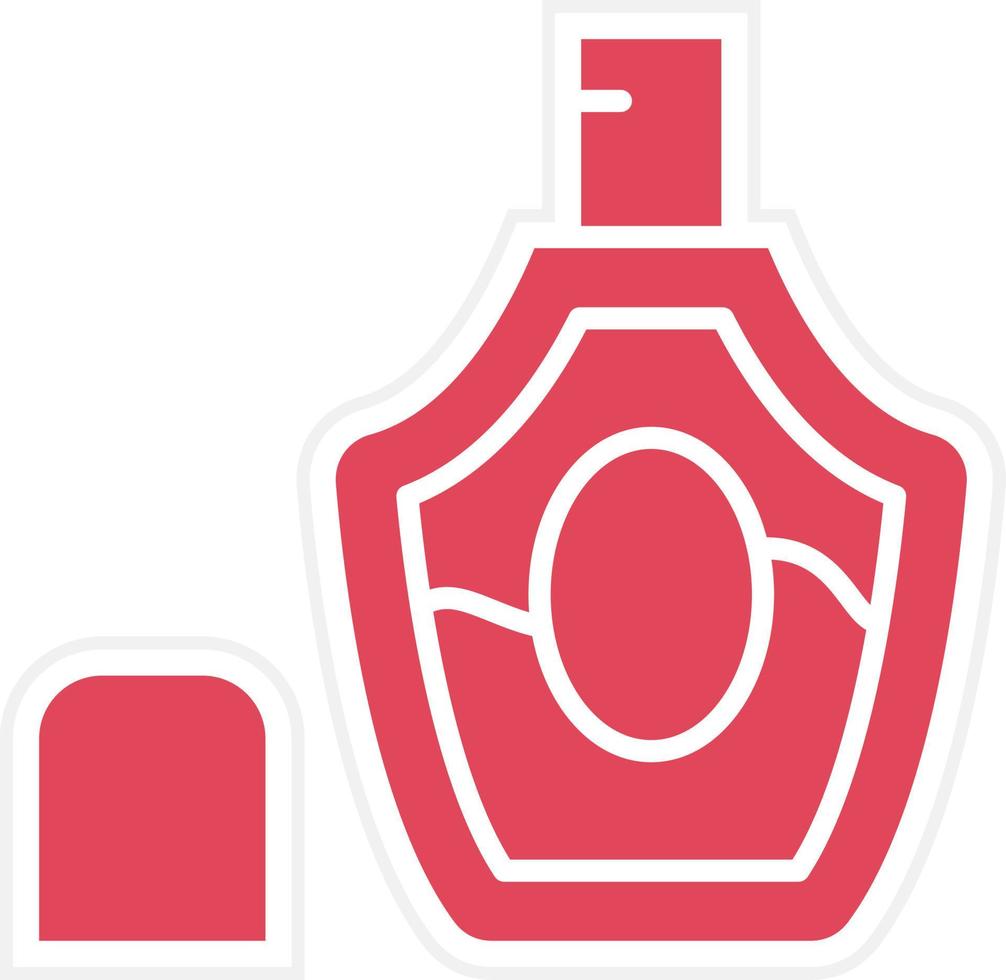 estilo de icono de perfume vector