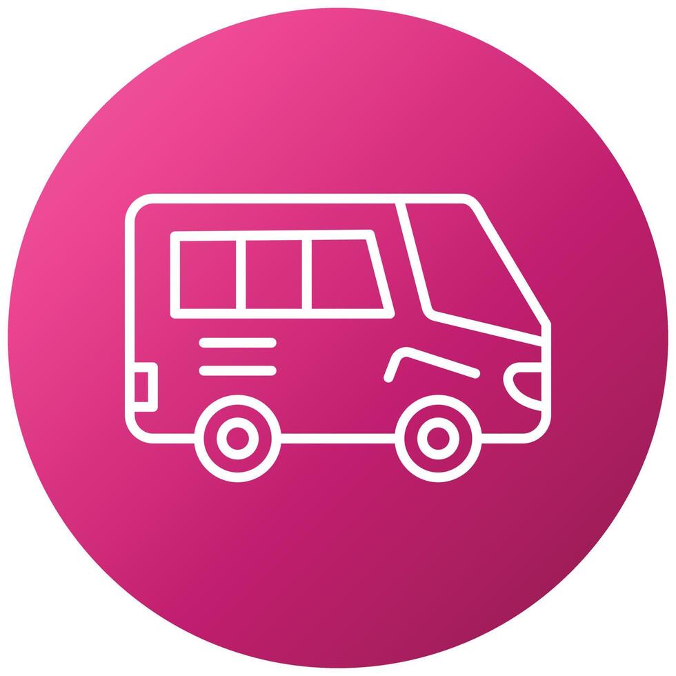 Public Transport Icon Style vector