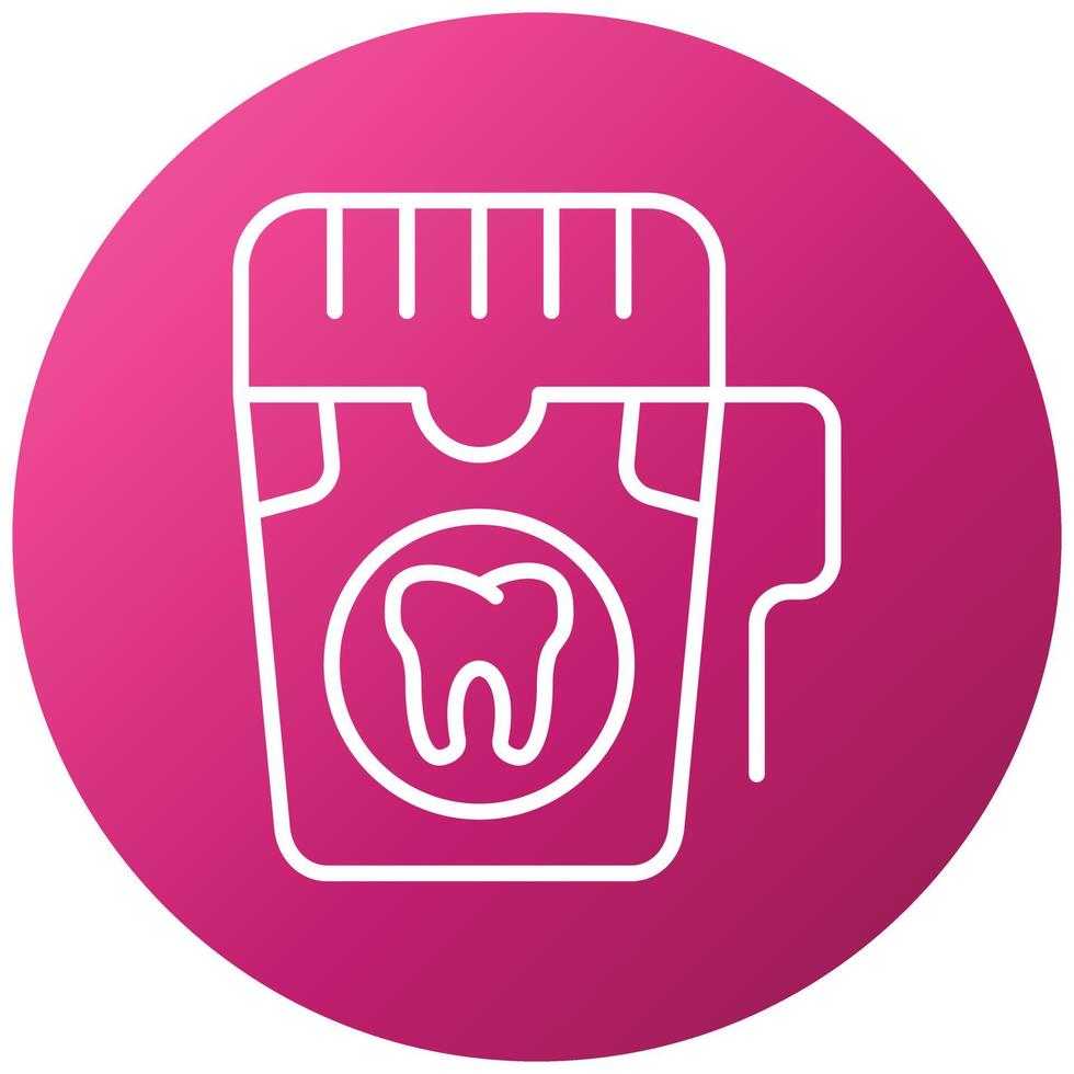 Dental Floss Icon Style vector