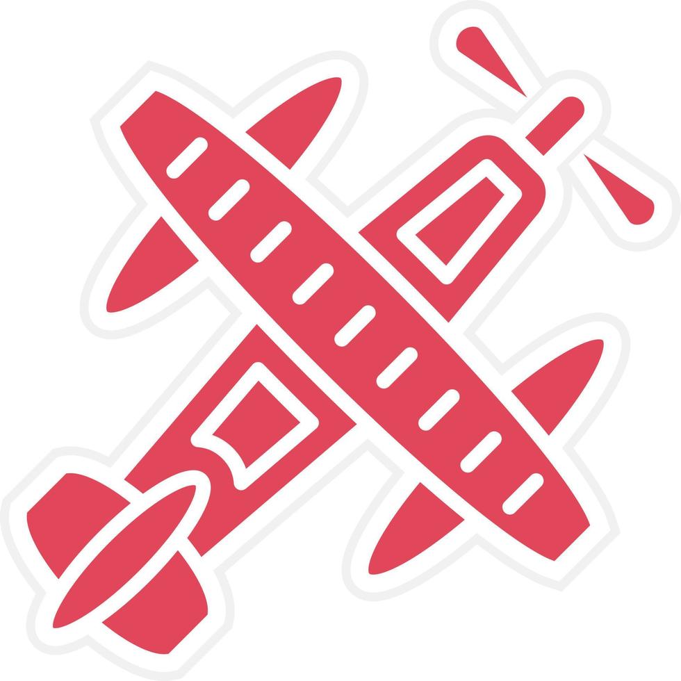 Seaplane Icon Style vector