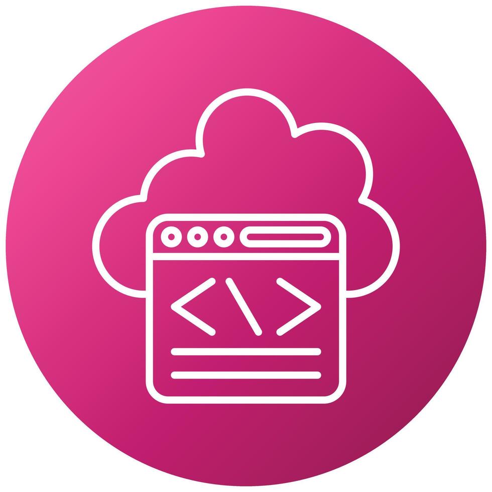 Coding Icon Style vector