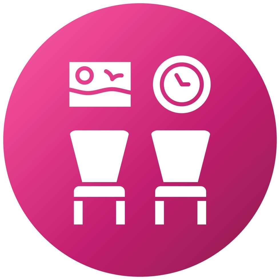 Waiting Room Icon Style vector