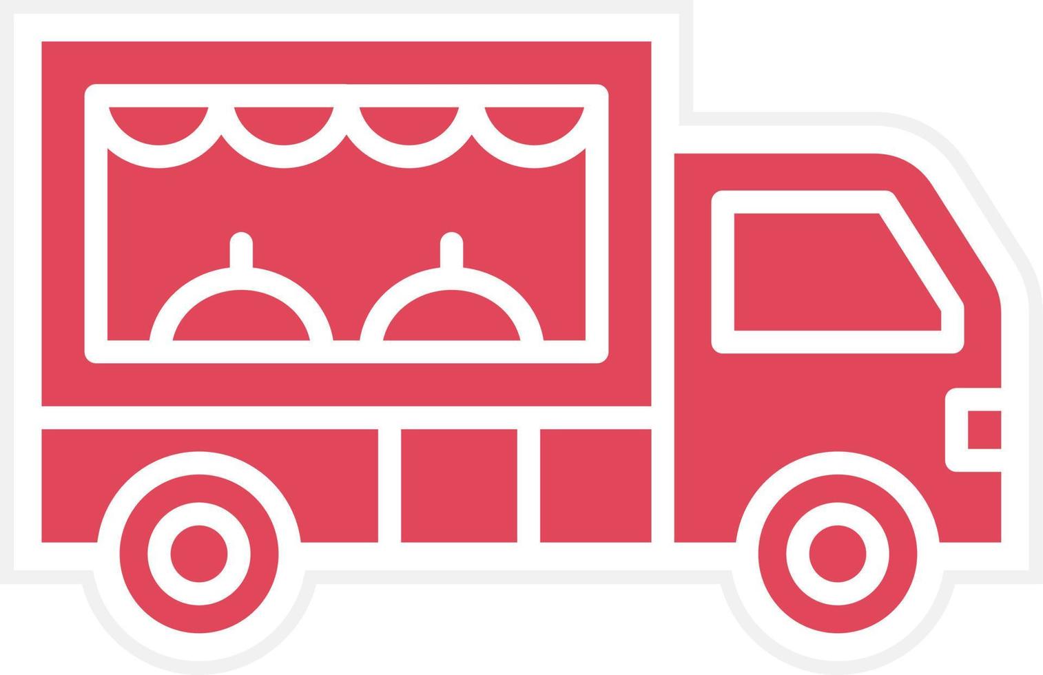 Food Truck Icon Style vector