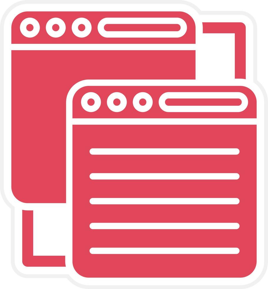 Queue Icon Style vector