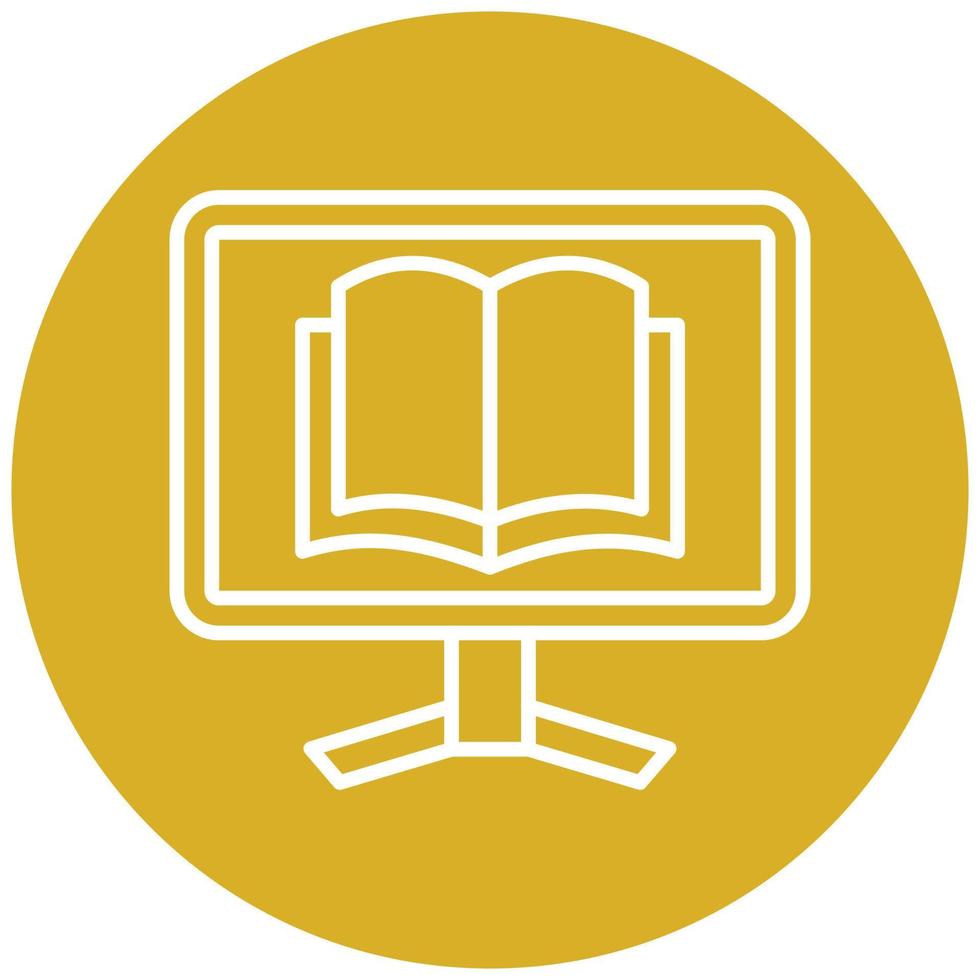 Ebook Icon Style vector