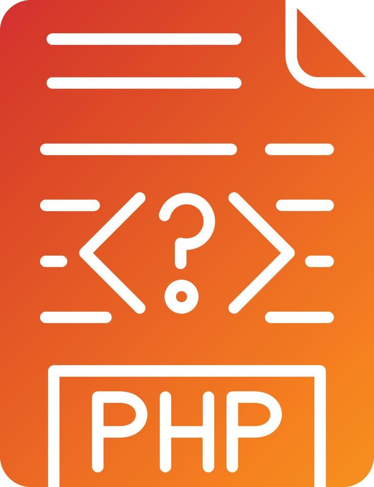 PHP File Icon Style vector