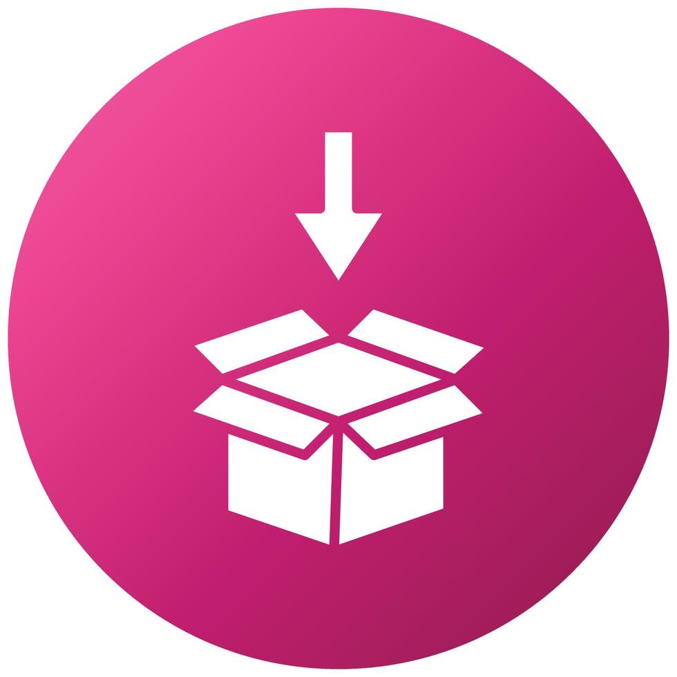 Packaging Icon Style vector