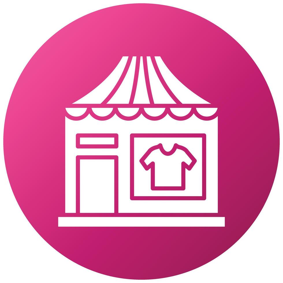 Clothing Store Icon Style vector