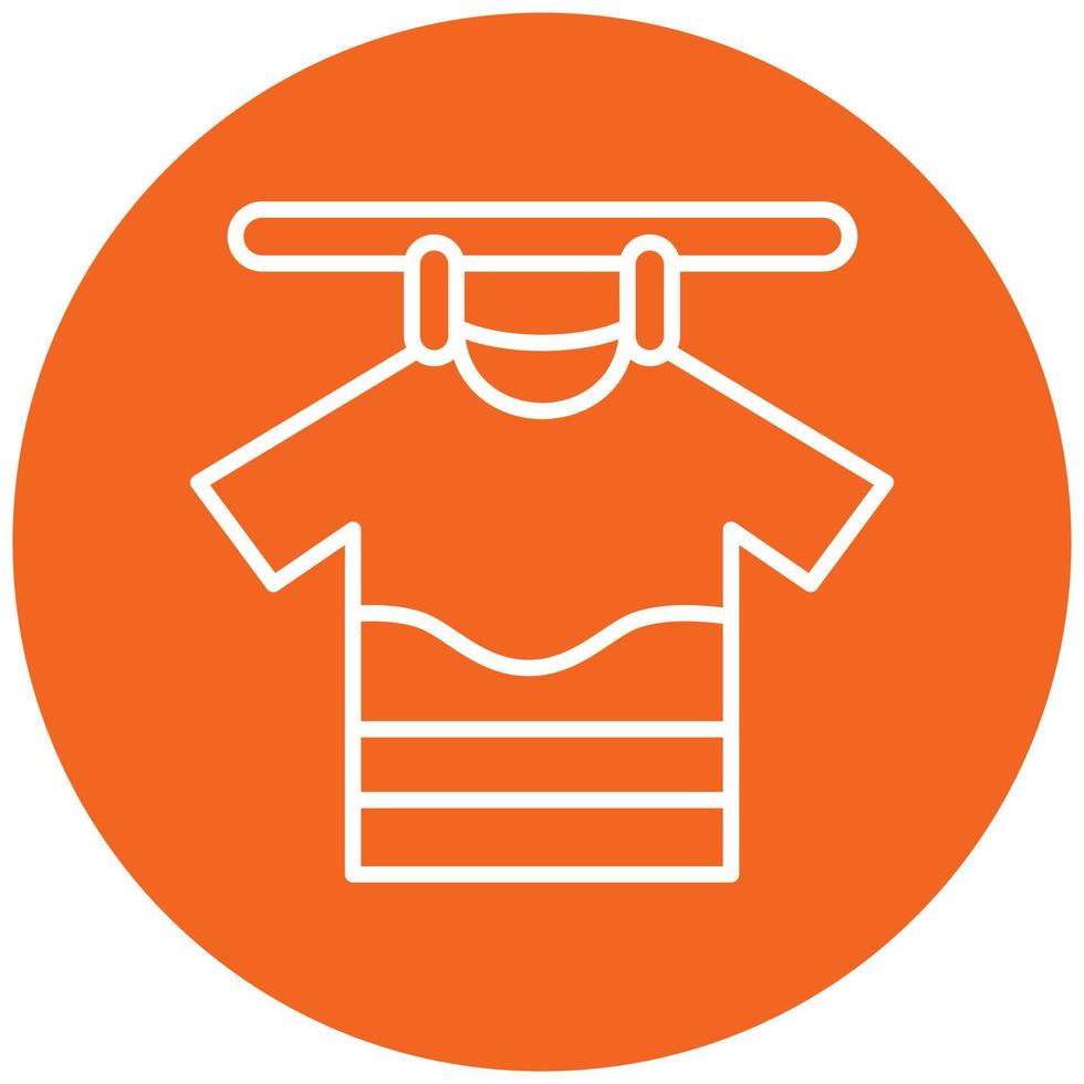 Drying Clothes Icon Style vector