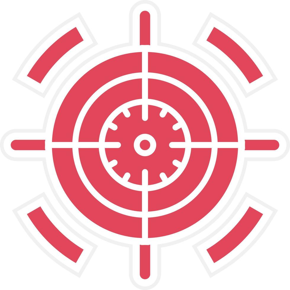 Target Icon Style vector