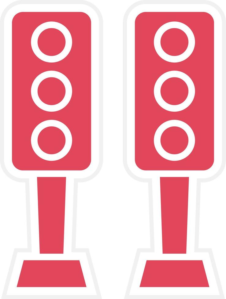 Traffic Light Icon Style vector