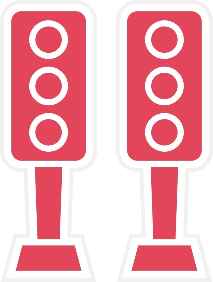 Traffic Light Icon Style vector