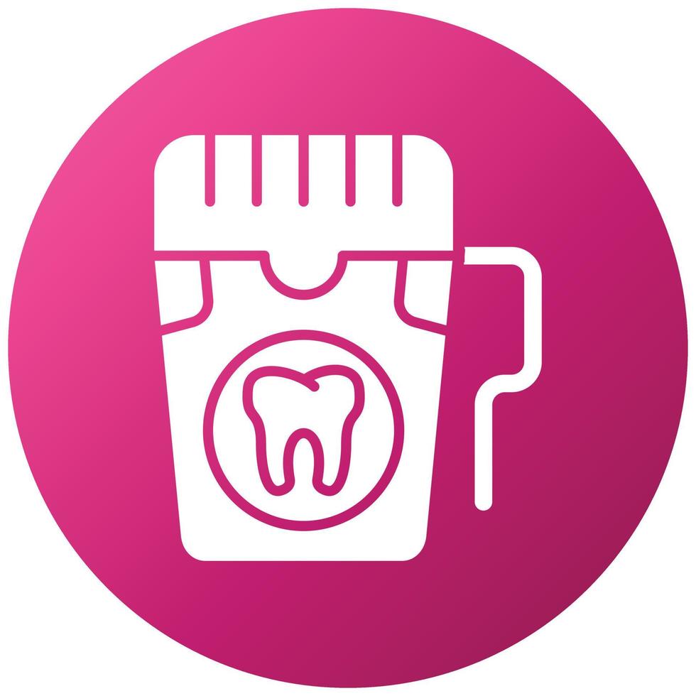 Dental Floss Icon Style vector