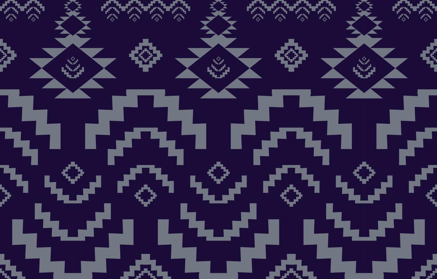 Navajo fabric seamless pattern geometric tribal ethnic traditional background,native American Design Elements, Design for carpet,wallpaper,clothing,rug,interior,Vector illustration embroidery. vector