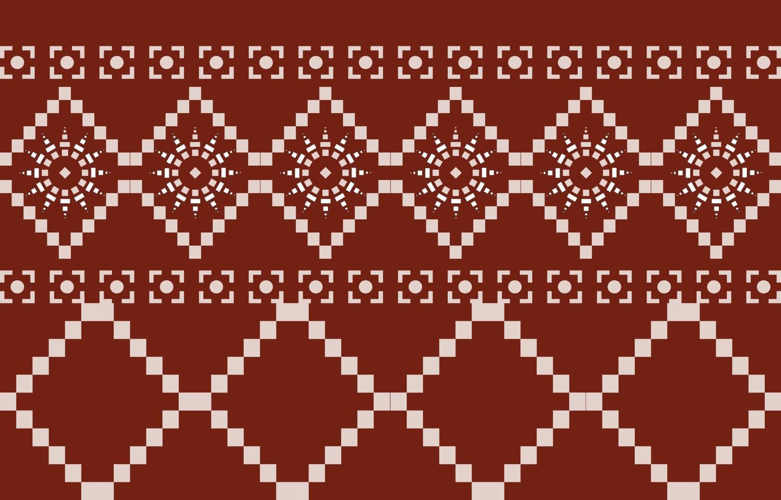 Seamless pattern, white and red sweater fabric pattern, Christmas and New Year winter pattern, Santa Claus apparel knitting pattern. vector
